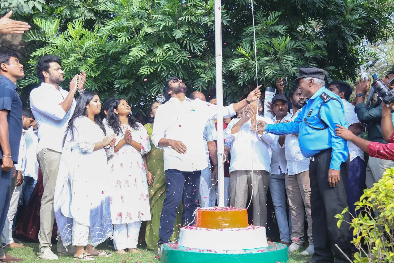 Republic day celebrations at Chiranjeevi Boold Bank