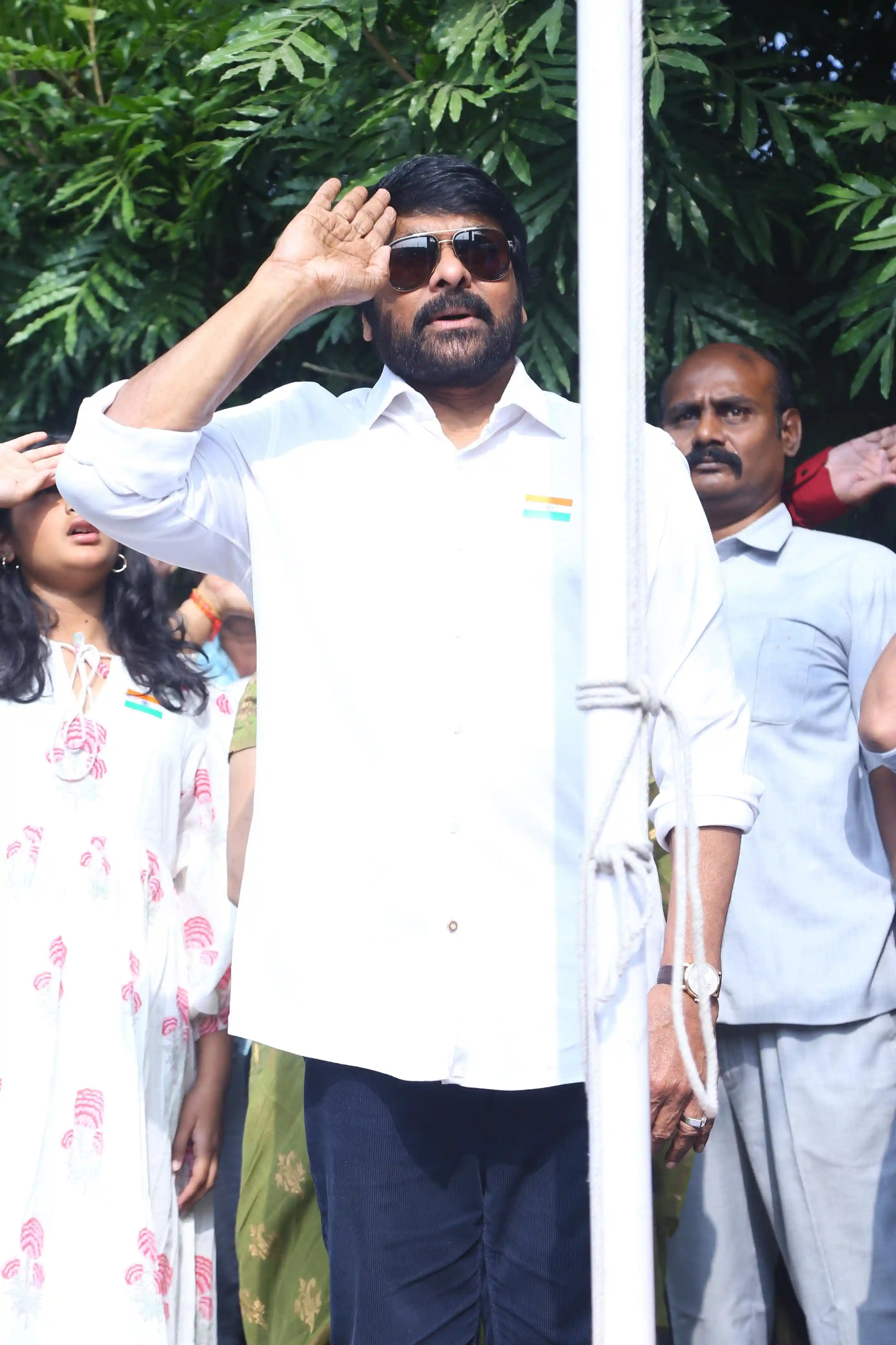 Republic day celebrations at Chiranjeevi Boold Bank