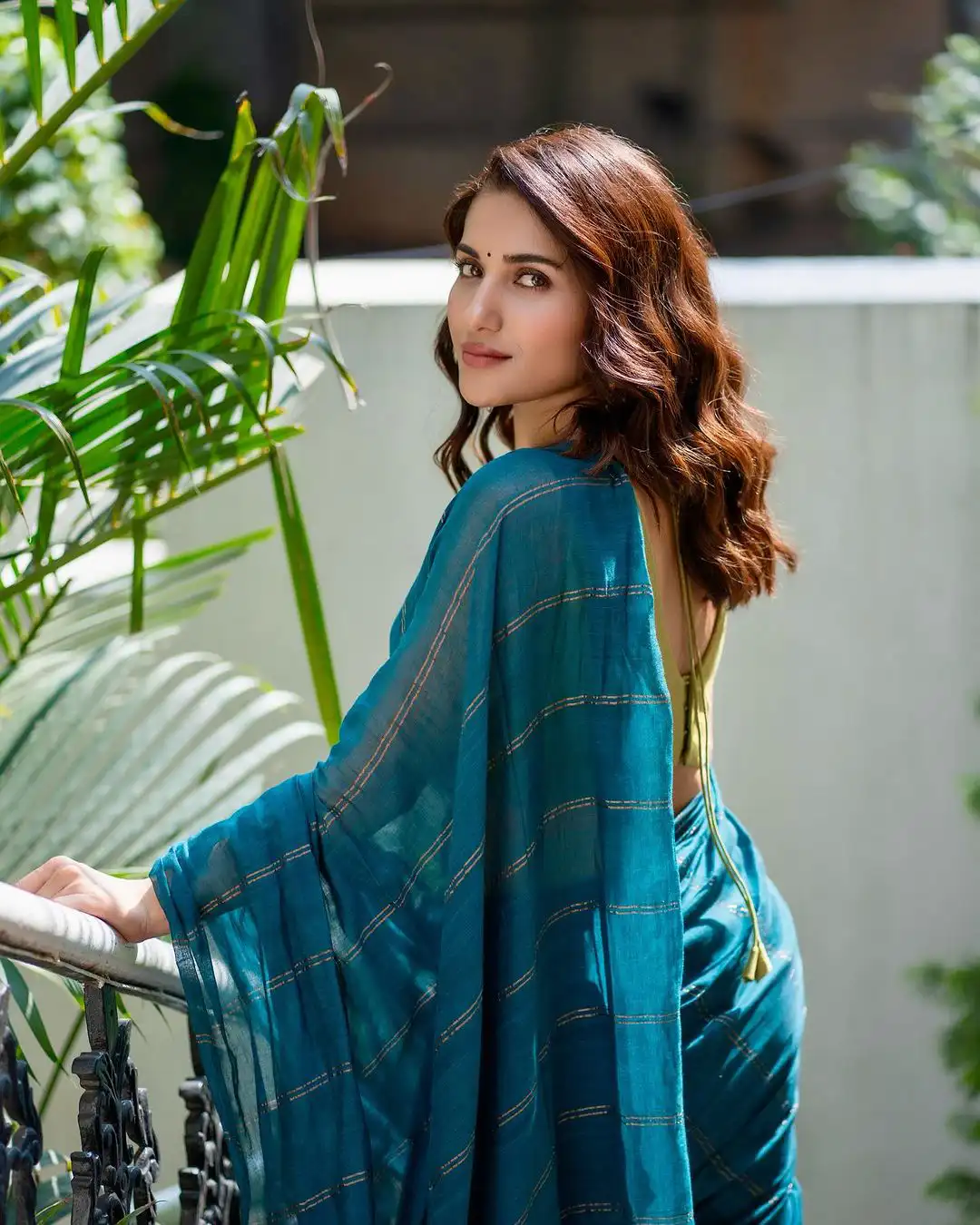 Ruhani Sharma Stunning Looks in Saree