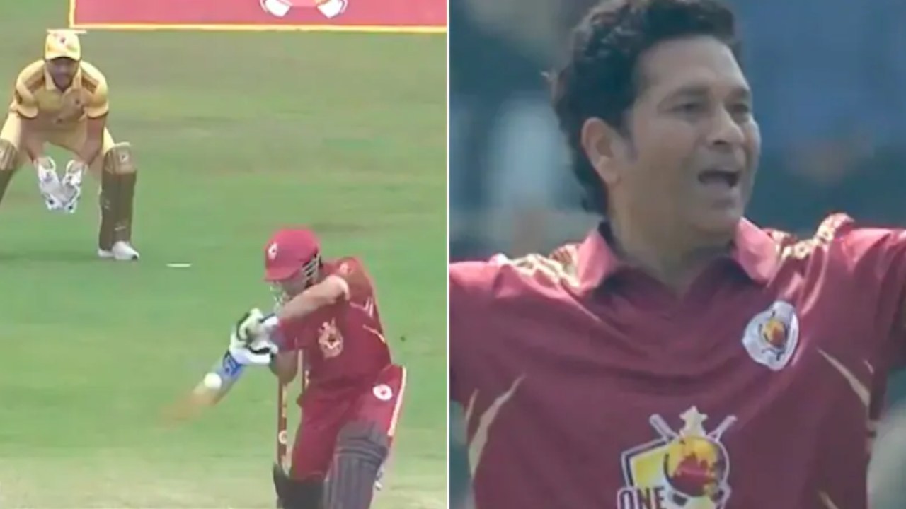 Sachin Tendulkar : ఆల్రౌండ్ ప్రదర్శనతో అదరగొట్టిన లెజెండ్ క్రికెటర్ సచిన్ టెండూల్కర్.. వీడియో వైరల్ Sachin Tendulkar : ఆల్రౌండ్ ప్రదర్శనతో అదరగొట్టిన లెజెండ్ క్రికెటర్ సచిన్ టెండూల్కర్.. వీడియో వైరల్