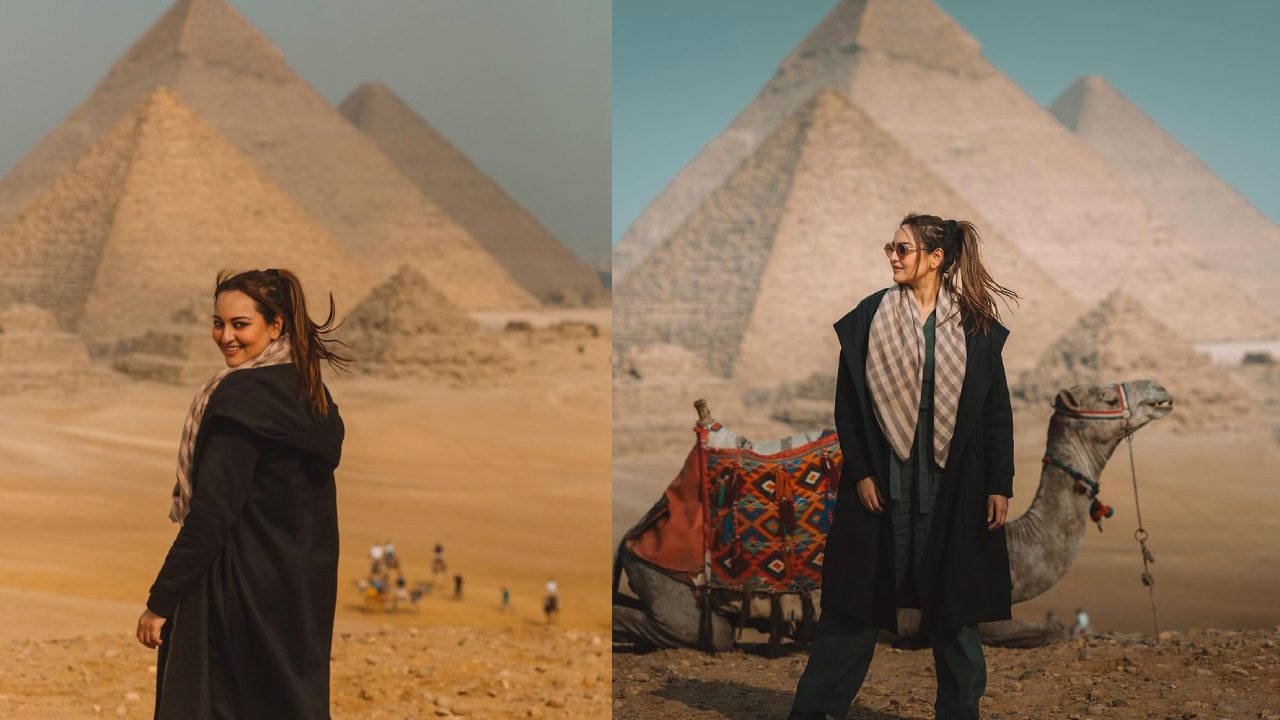 Sonakshi Sinha : ఈజిప్ట్ పిరమిడ్స్ వద్ద స్టైలిష్ లుక్స్‌లో బాలీవుడ్ భామ సోనాక్షి సిన్హా..
