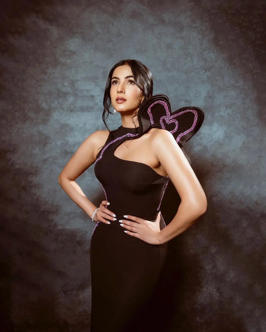 Sonal Chauhan Stunning Looks in Black Dress
