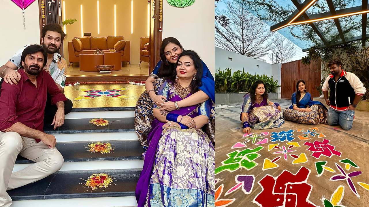 Anchor Sreemukhi : ఫ్యామిలీతో శ్రీముఖి సంక్రాంతి సెలబ్రేషన్స్..