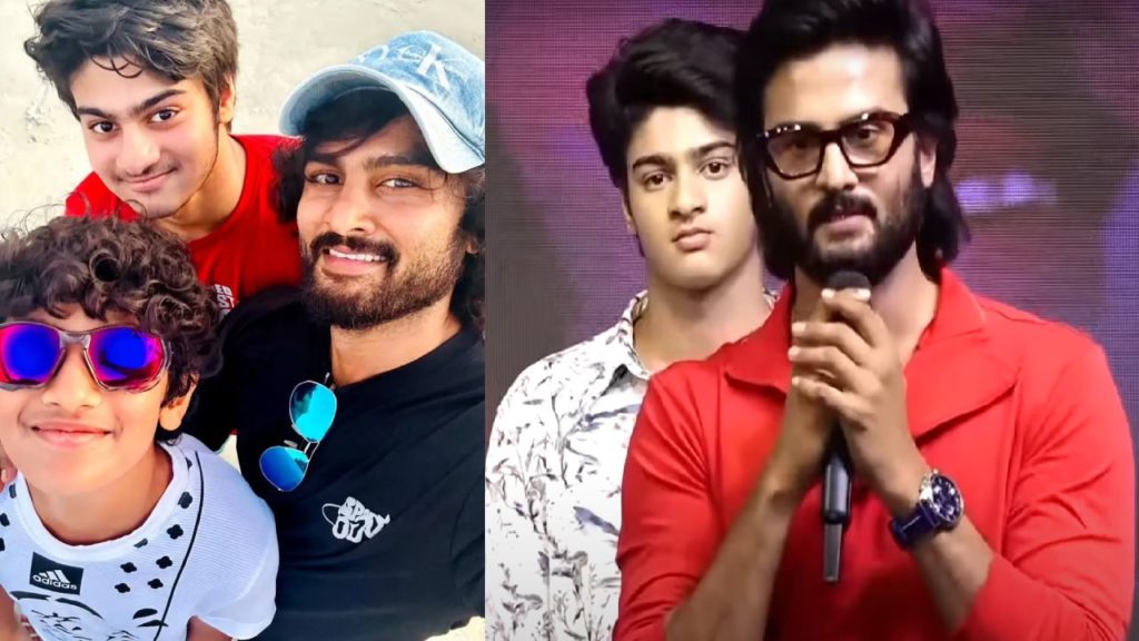 Sudheer Babu gave clarity about his son Charith Maanas movie entry