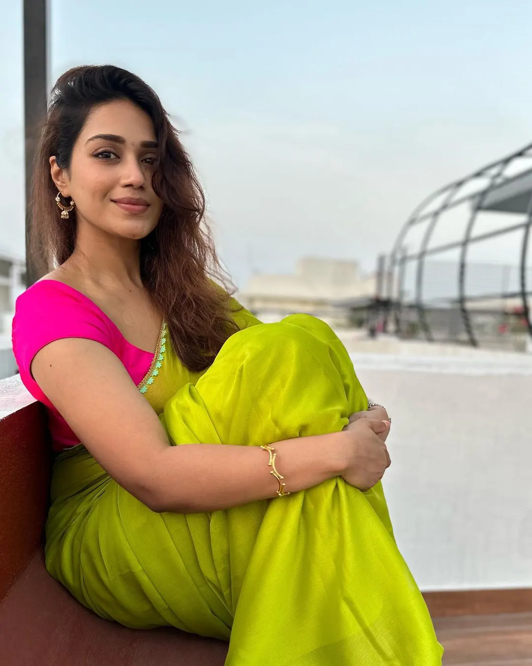 Tollywood Actress Nivetha Pethuraj shares festival special photoshoot