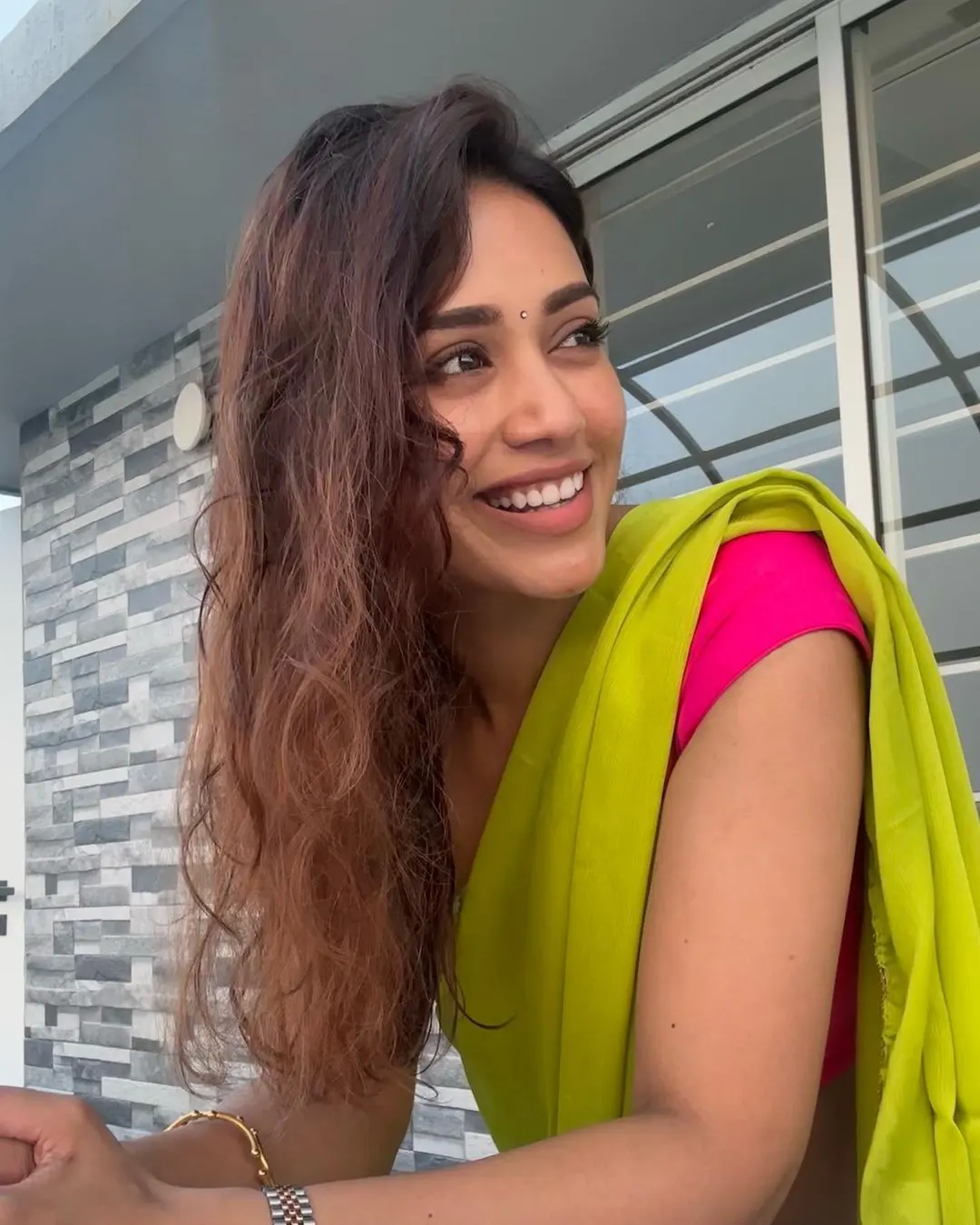 Tollywood Actress Nivetha Pethuraj shares festival special photoshoot
