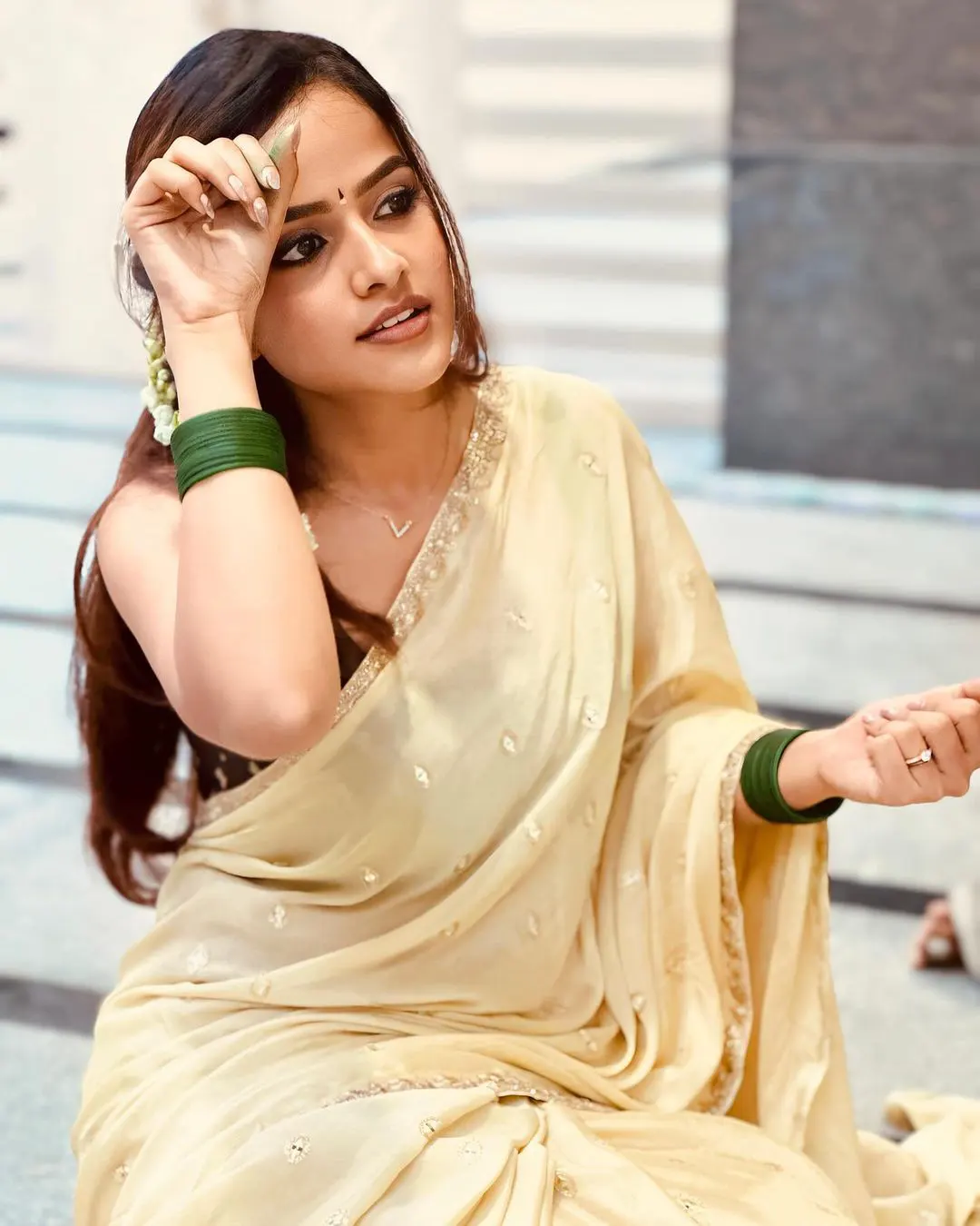 Tollywood Actress Vaishnavi Chaitanya Shares Festival Special Photoshoot