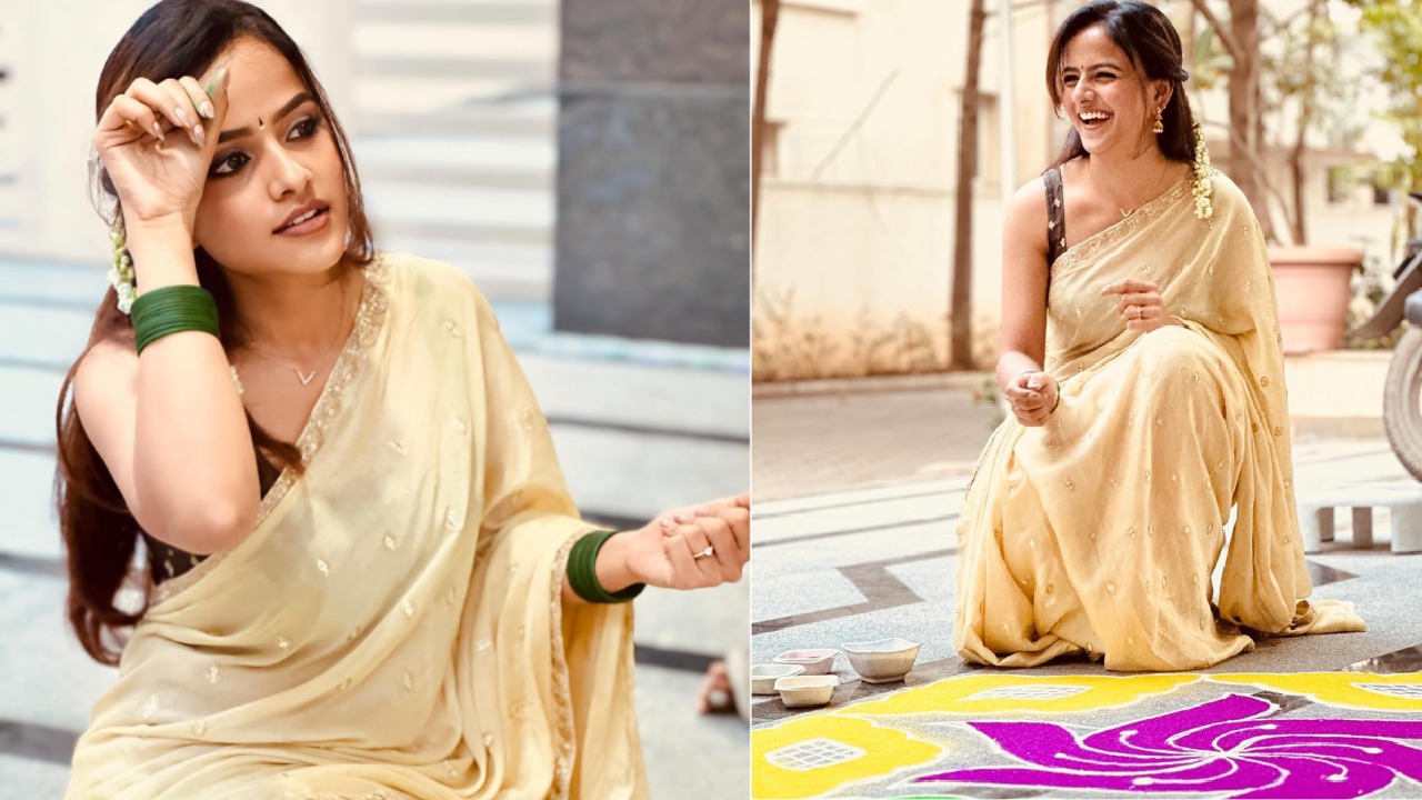 Vaishnavi Chaitanya : ముగ్గు వేస్తూ ముగ్గులోకి లాగుతున్న వైష్ణవి చైతన్య..