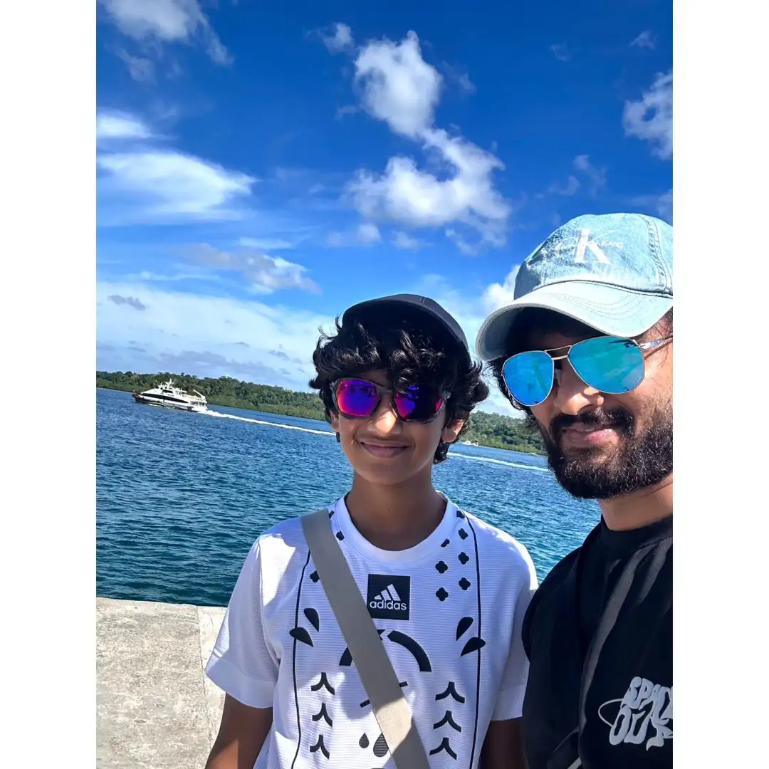 Tollywood Hero Sudheer Babu enjoying new year vacation his family Photos