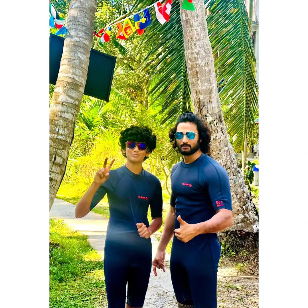 Tollywood Hero Sudheer Babu enjoying new year vacation his family Photos