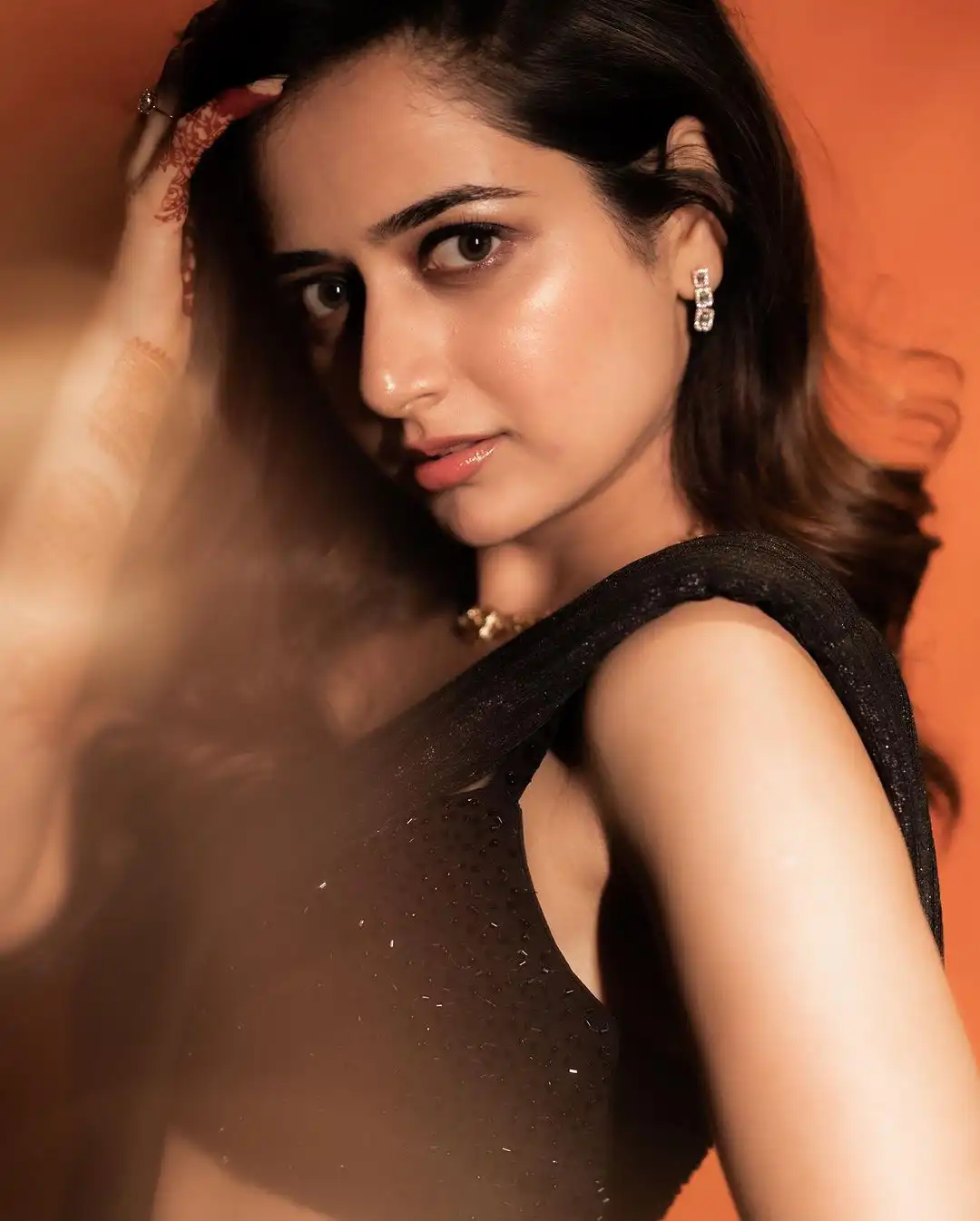 Tollywood Heroine Ashika Ranganath latest saree photos