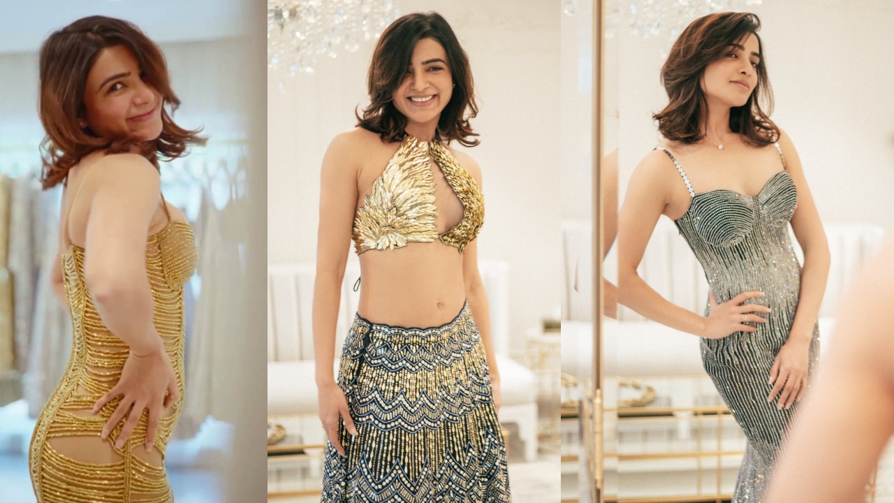Samantha : అదిరేటి డ్రెస్సుల్లో సమంత అదిరే అందాల..