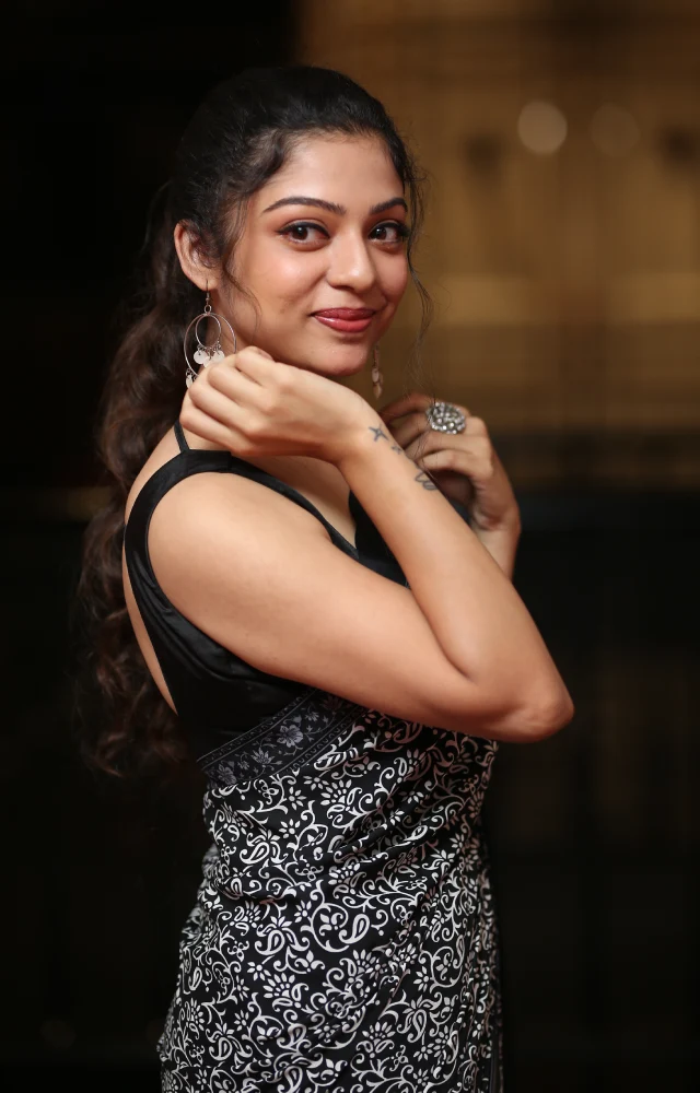 Varsha Bollamma photos at sundeep kishan ooru peru bhairavakona trailer launch event