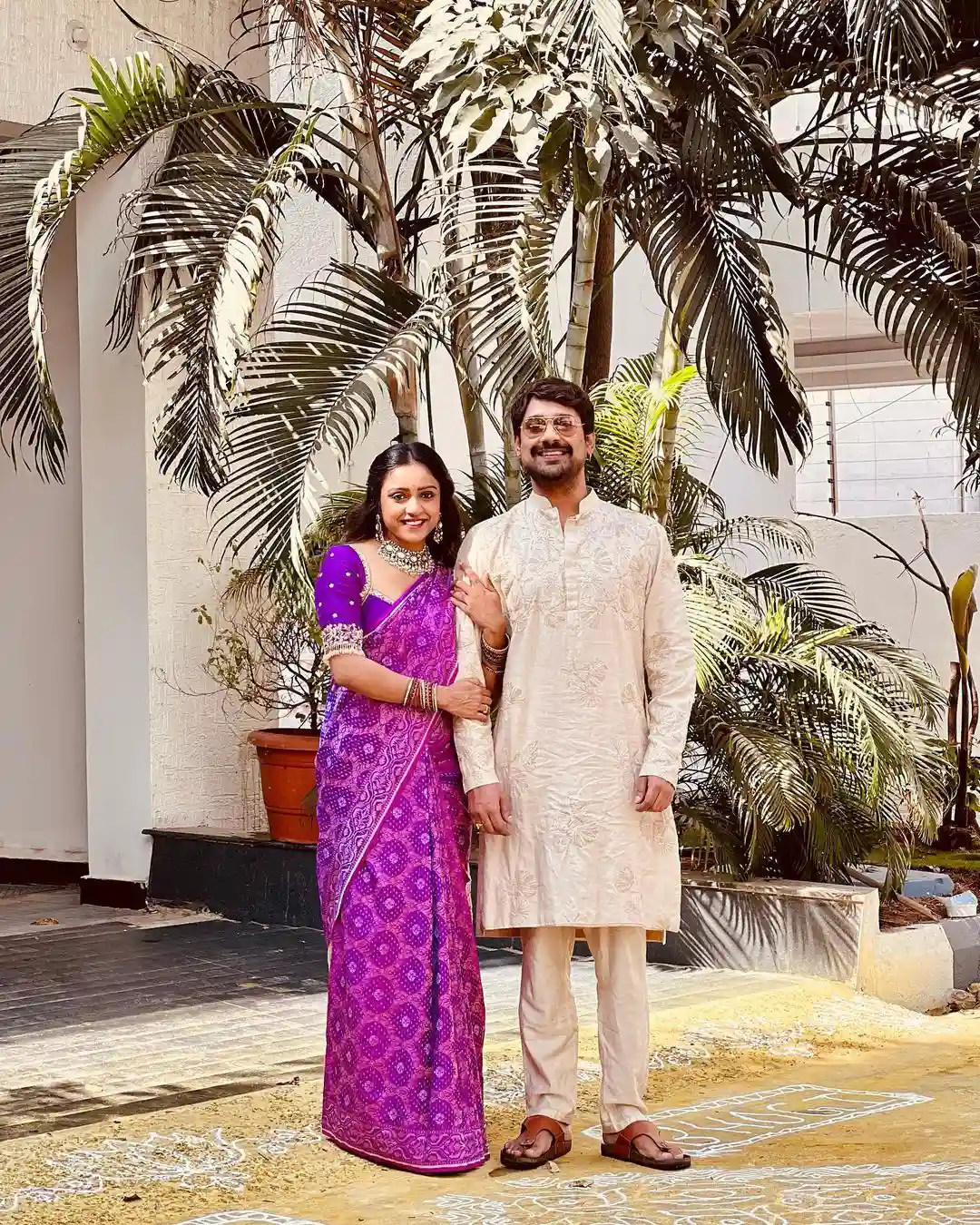 Varun Sandesh Vithika Sheru Sankranthi Special Traditional Couple Photo Shoot