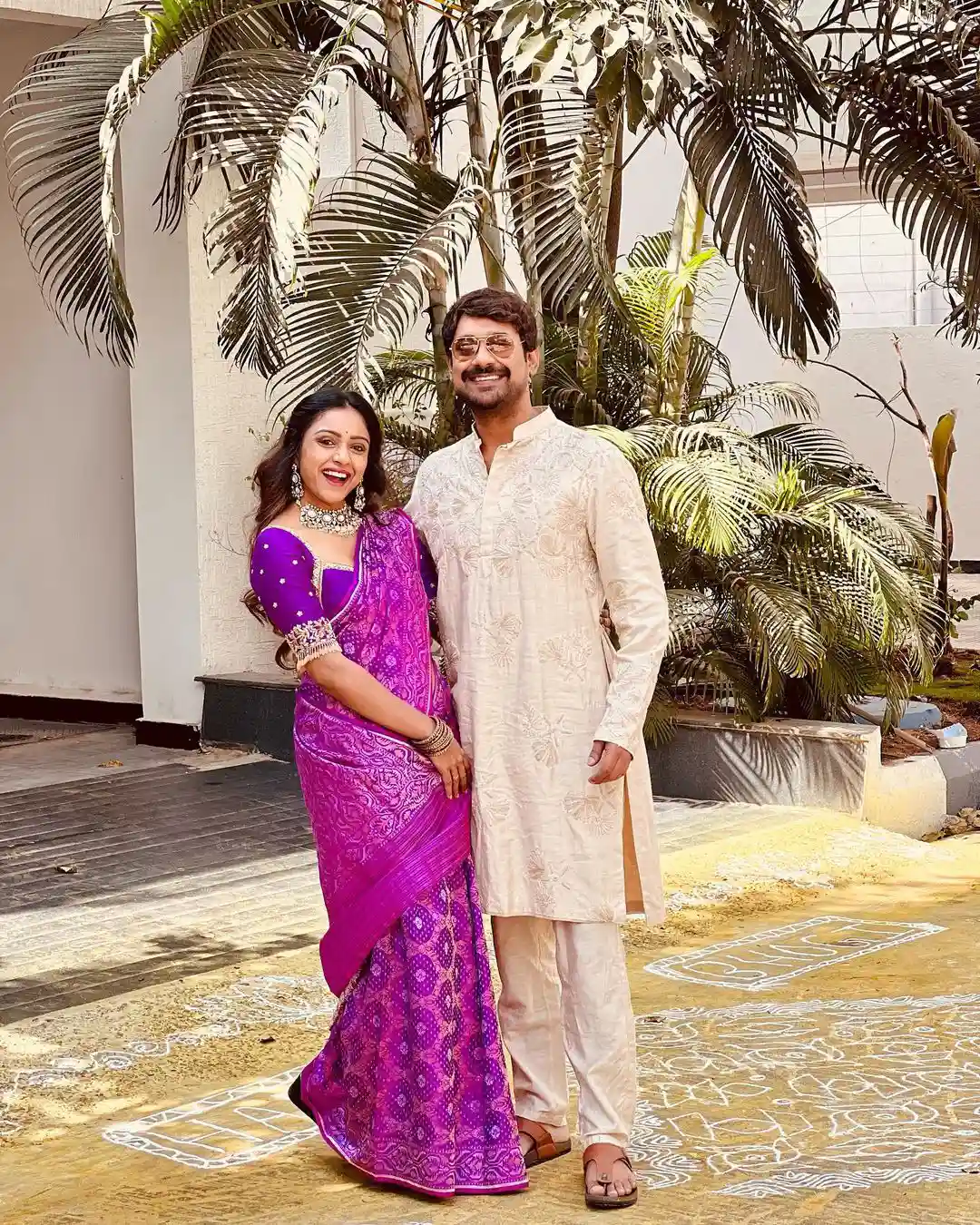 Varun Sandesh Vithika Sheru Sankranthi Special Traditional Couple Photo Shoot
