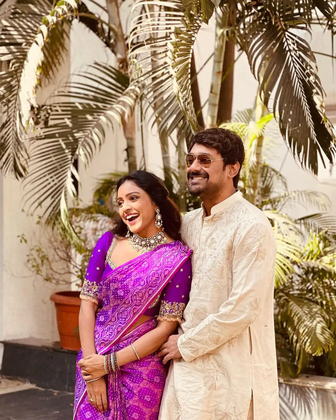 Varun Sandesh Vithika Sheru Sankranthi Special Traditional Couple Photo Shoot