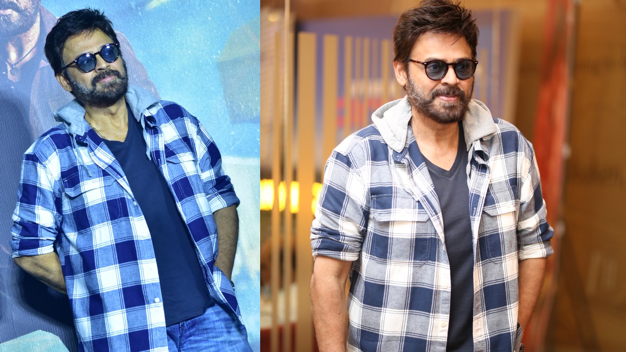 Venkatesh : సైంధవ్‌ ట్రైలర్ లాంచ్ ఈవెంట్‌లో వెంకీ మామ స్టైలిష్ లుక్స్..
