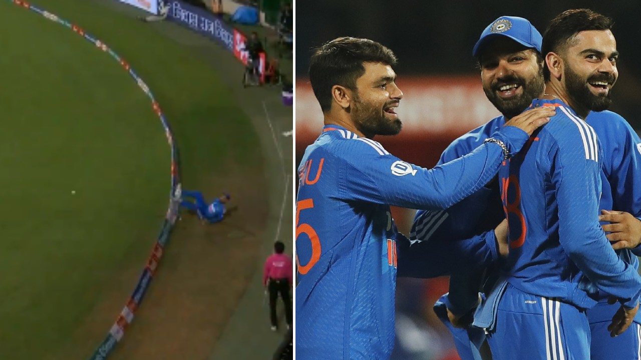Virat Kohli : వారెవ్వా.. కోహ్లీనా మజాకా!.. బౌండరీ వద్ద అద్భుత ఫీల్డింగ్తో ప్రేక్షకులను థ్రిల్ చేసిన విరాట్.. వీడియో వైరల్ Virat Kohli : వారెవ్వా.. కోహ్లీనా మజాకా!.. బౌండరీ వద్ద అద్భుత ఫీల్డింగ్తో ప్రేక్షకులను థ్రిల్ చేసిన విరాట్.. వీడియో వైరల్