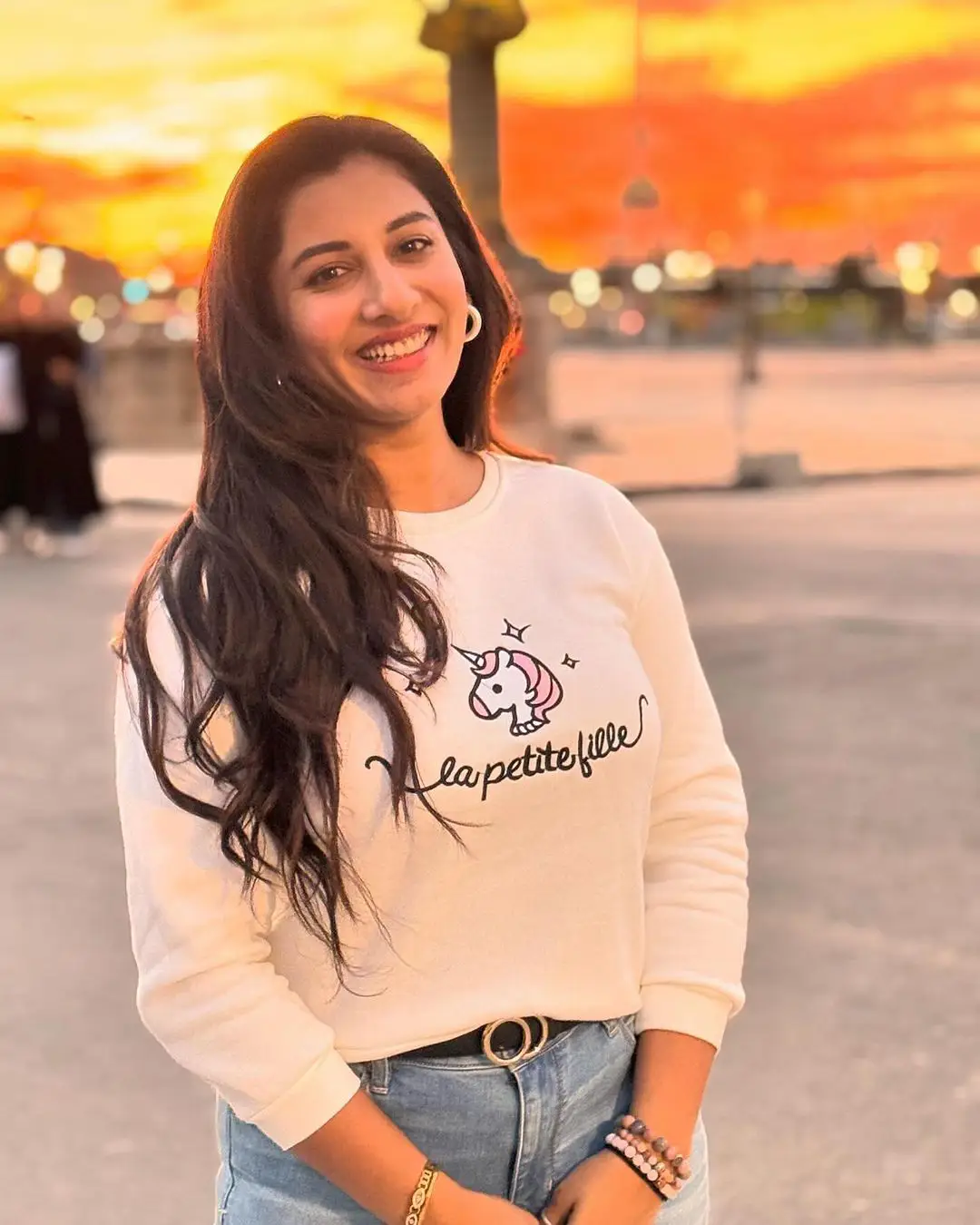 Vishnupriya Bhimeneni Enjoying Vacation in Paris