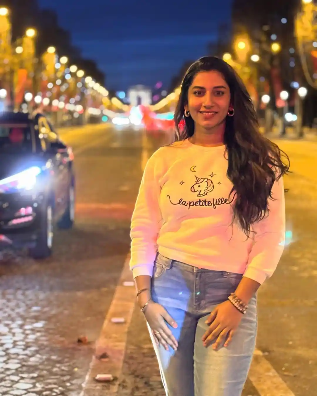 Vishnupriya Bhimeneni Enjoying Vacation in Paris