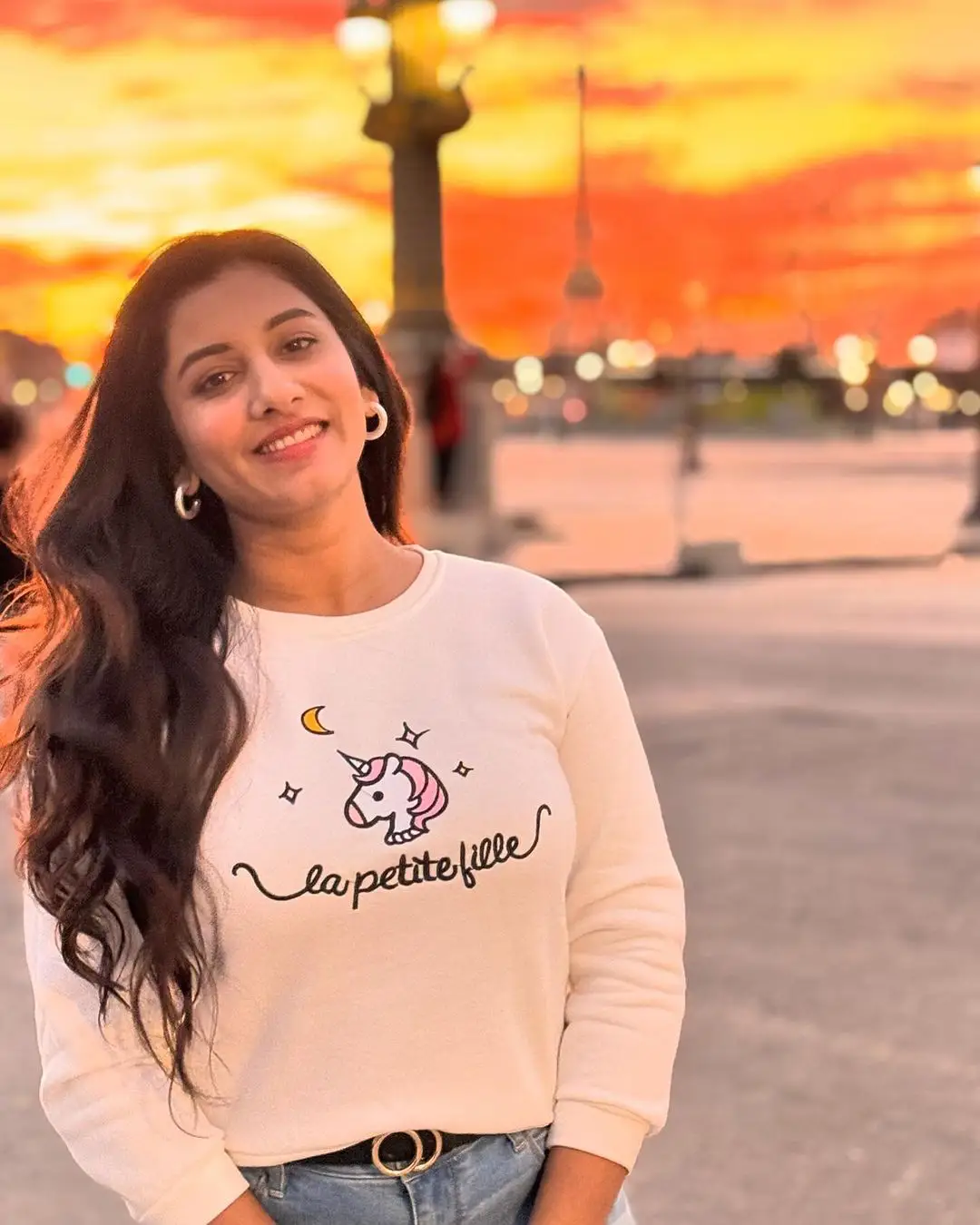 Vishnupriya Bhimeneni Enjoying Vacation in Paris