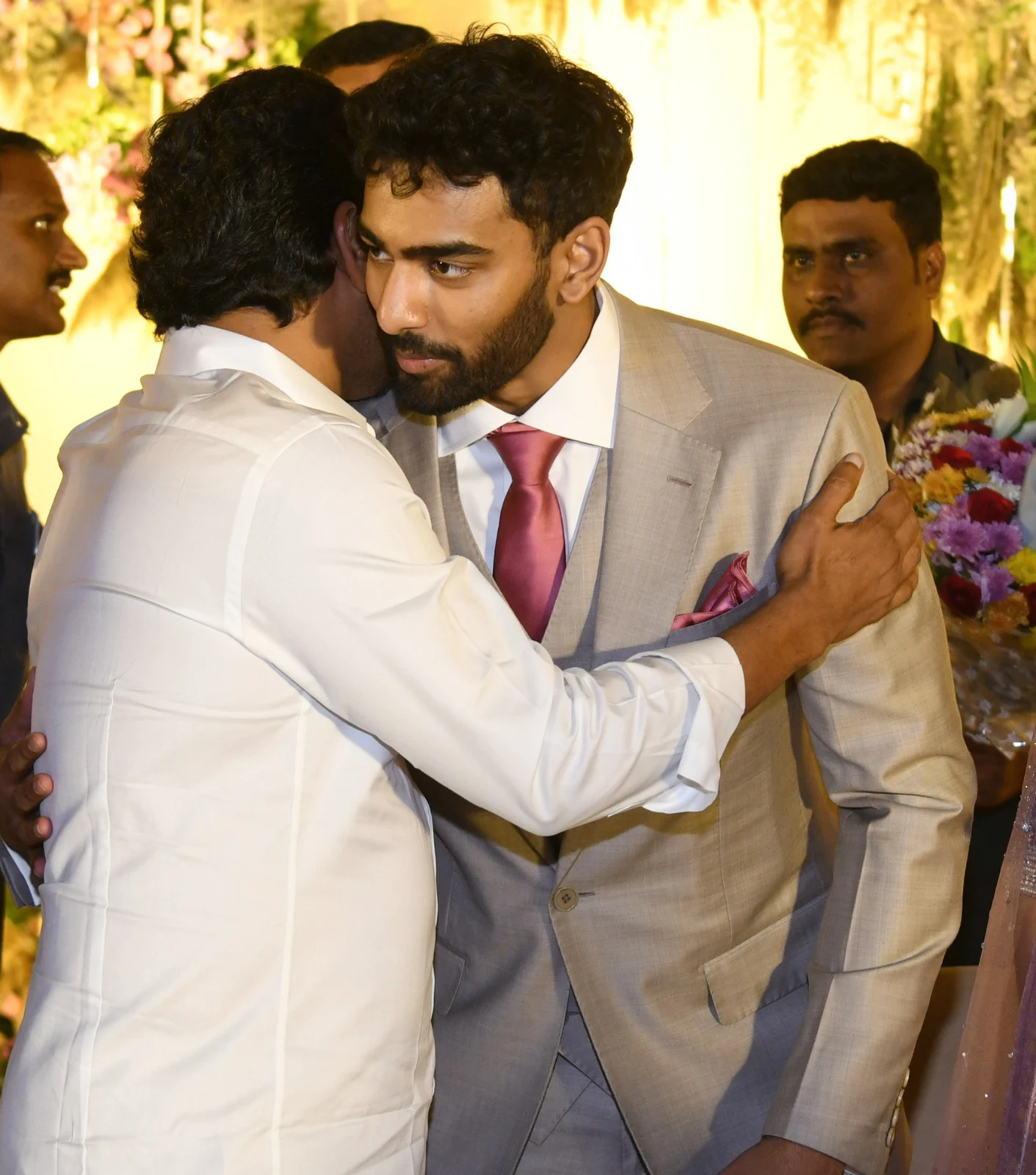 YS Jagan Mohan Reddy at YS Sharmila son Rajareddy Engagement photos