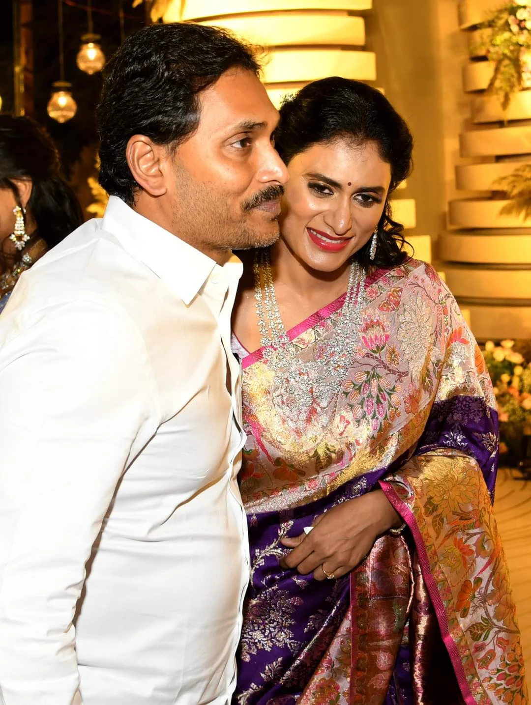YS Jagan Mohan Reddy at YS Sharmila son Rajareddy Engagement photos