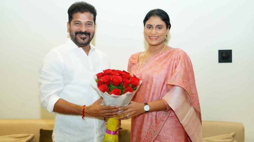 YS Sharmila Meets CM Revanth Reddy