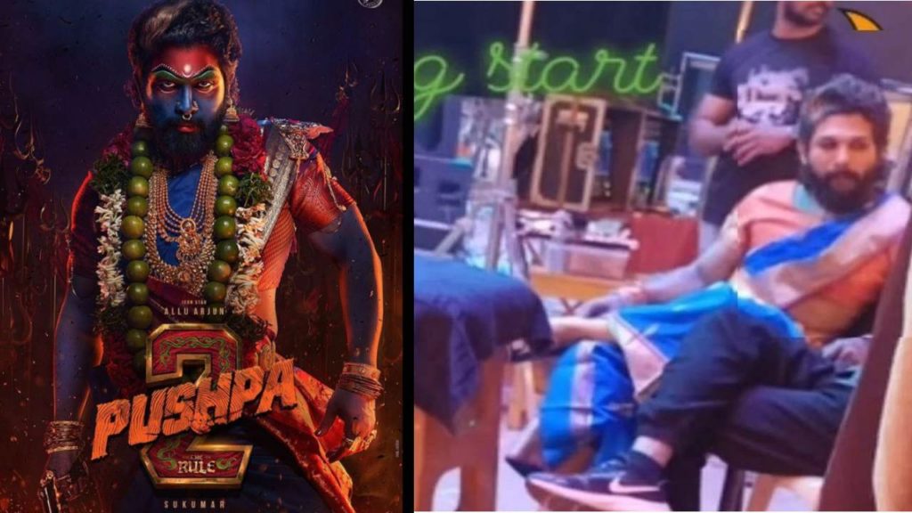 Allu Arjun Pushpa 2 Movie Shooting Pic Leaked Photo goes Viral