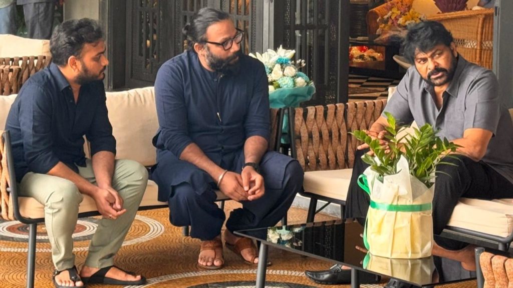 Animal Director Sandeep Vanga and Srikanth Odela met Megastar Chiranjeevi Photo goes Viral