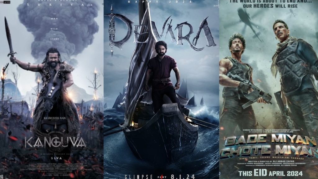 NTR Devara Movie Huge Clash with Kanguva and Bade Miyan Chote Miyan Movies in Pan India Market