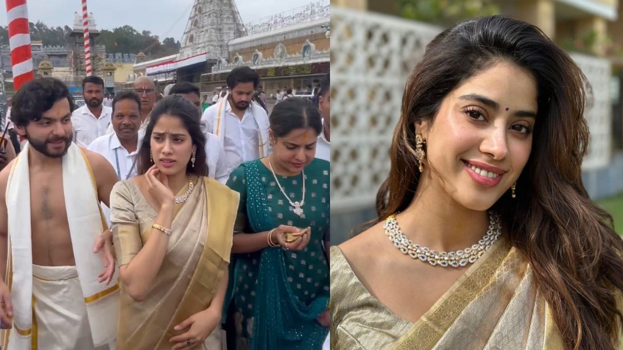 Janhvi Kapoor : తిరుమలలో జాన్వీ కపూర్ సందడి.. కొత్త సంవత్సరాన్ని వెంకన్న దర్శనంతో మొదలుపెట్టిన ‘తంగం’.. Janhvi Kapoor : తిరుమలలో జాన్వీ కపూర్ సందడి.. కొత్త సంవత్సరాన్ని వెంకన్న దర్శనంతో మొదలుపెట్టిన ‘తంగం’..