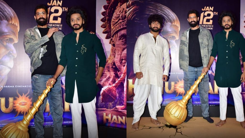 Rana Daggubati Introduced Teja Sajja and Hanuman Movie to Bollywood in Mumbai Event