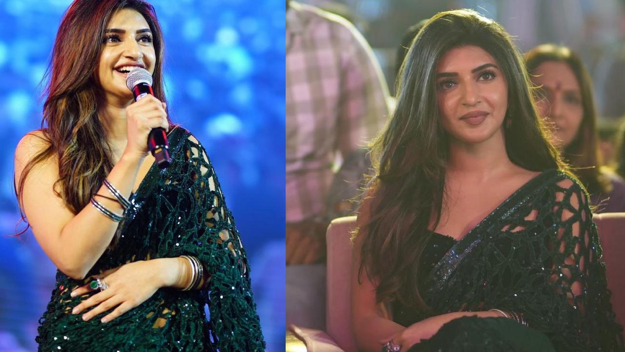 Sreeleela : ఎంత అందం.. గుంటూరుకు ఘాటు ఎక్కించిన శ్రీలీల.. ప్రీ రిలీజ్ ఈవెంట్ ఫొటోలు..