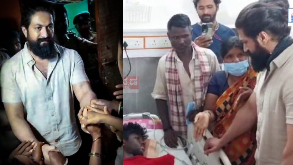KGF Yash meets Grieving Families of his fans who passed away on his birthday with current shock
