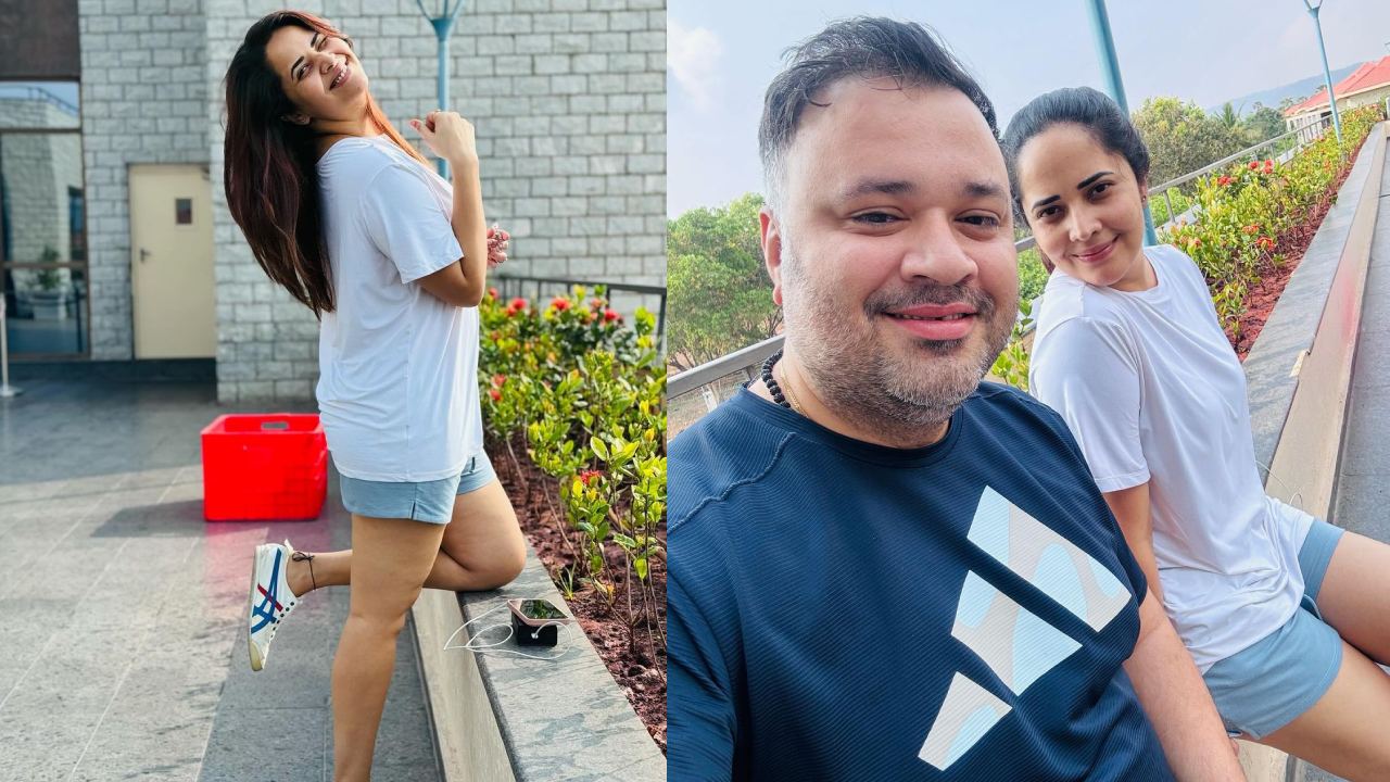 Anasuya Bharadwaj : భర్తతో అనసూయ.. ఉదయాన్నే ఆహ్లాదకరంగా..