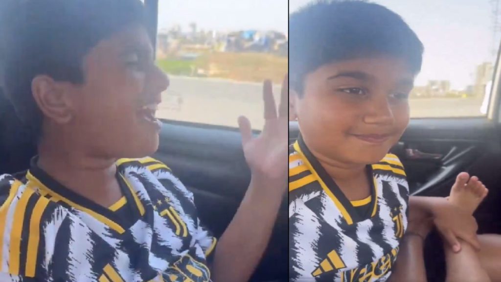 Allu Arjun son Allu Ayaan singing Shah Rukh Khan Dunki song video gone viral