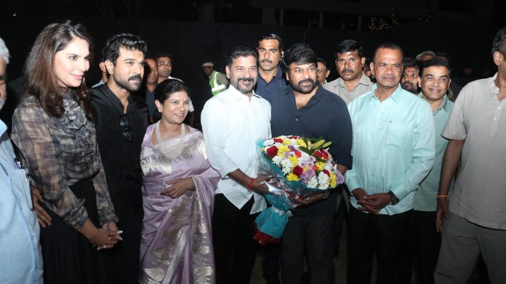 CM Revanth Reddy and Chiranjeevi
