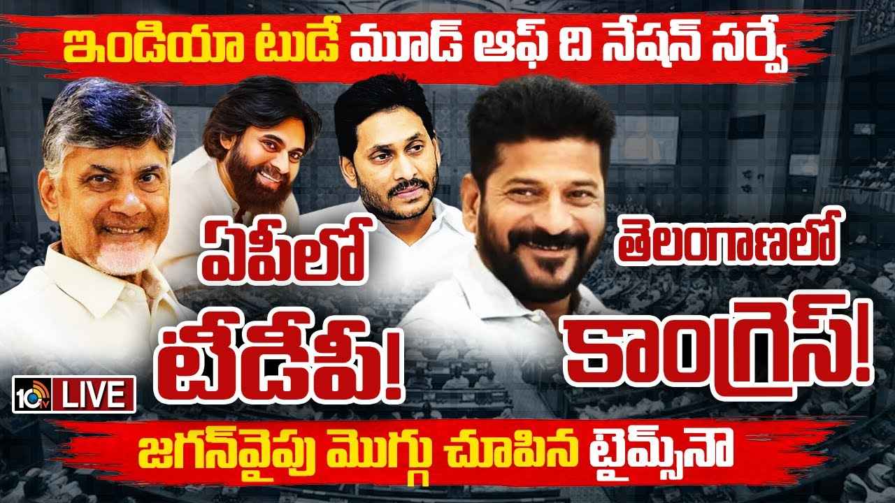 ఏపీలో టీడీపీ, తెలంగాణలో కాంగ్రెస్..! ఇప్పటికిప్పుడు ఎంపీ ఎన్నికలు జరిగితే వచ్చే ఫలితాలు ఇవే..! ఏపీలో టీడీపీ, తెలంగాణలో కాంగ్రెస్..! ఇప్పటికిప్పుడు ఎంపీ ఎన్నికలు జరిగితే వచ్చే ఫలితాలు ఇవే..!