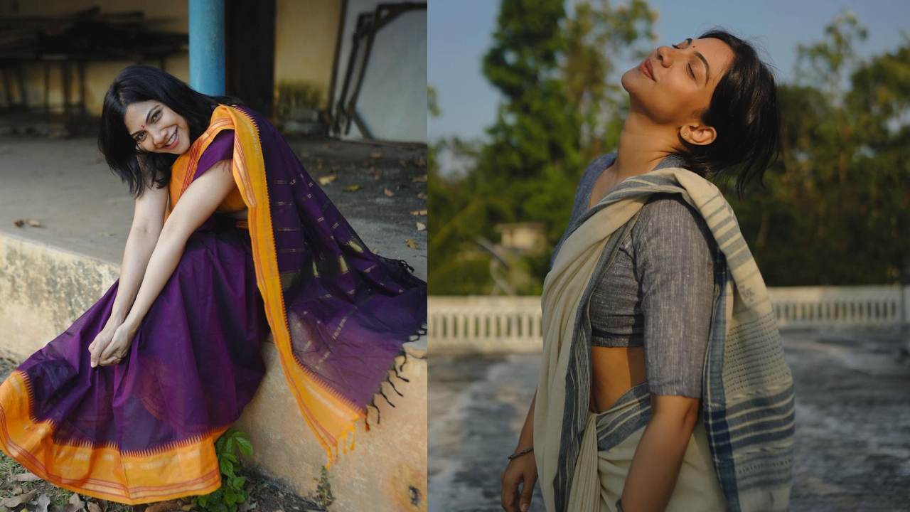 Madonna Sebastian : కాటన్ చీరల్లో కవ్విస్తున్న మడోన్నా సెబాస్టియన్..