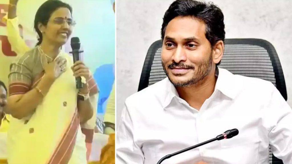 Nara Bhuvaneshwari and CM Jagan