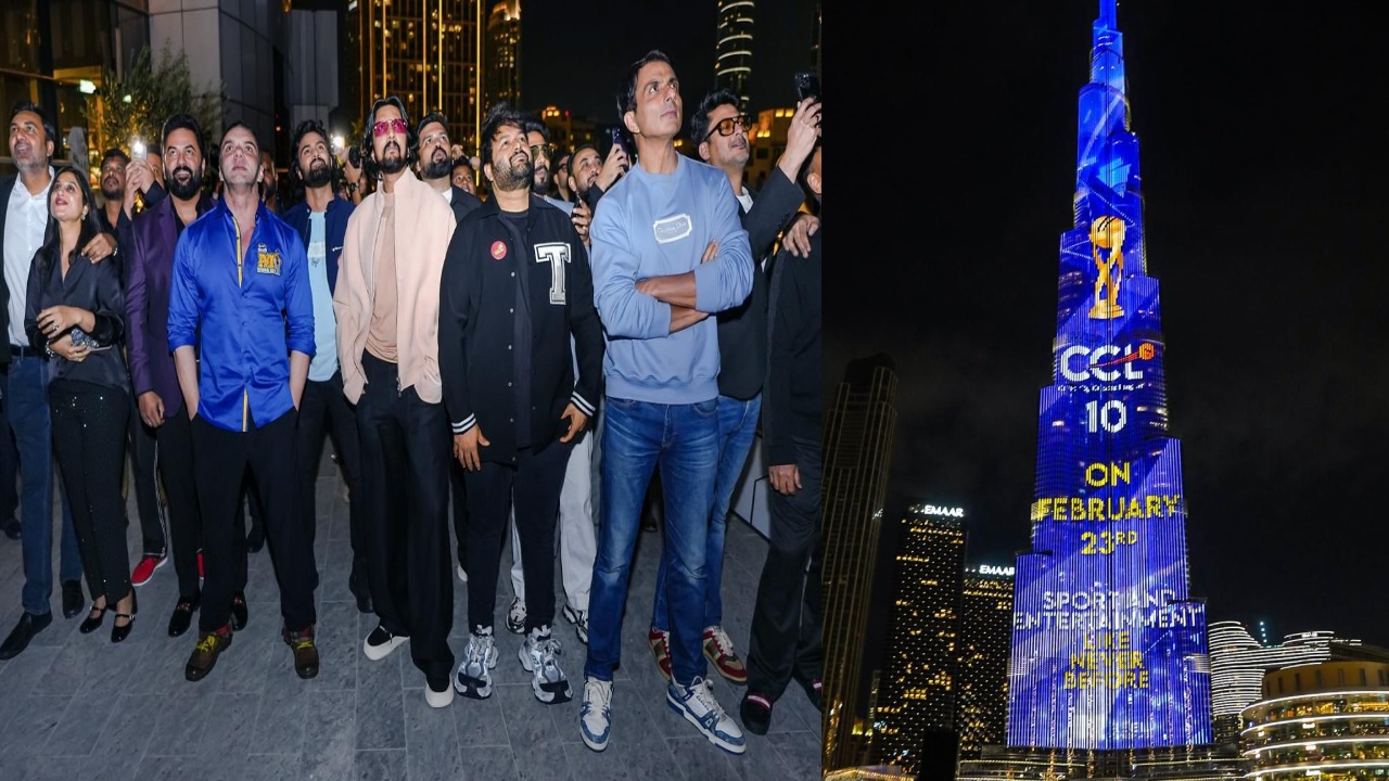 CCL 2024 Promo Launch : బుర్జ్ ఖలీఫాపై సీసీఎల్ 2024 ప్రోమో లాంచ్.. ఎంత అందంగా ఉందో? CCL 2024 Promo Launch : బుర్జ్ ఖలీఫాపై సీసీఎల్ 2024 ప్రోమో లాంచ్.. ఎంత అందంగా ఉందో?