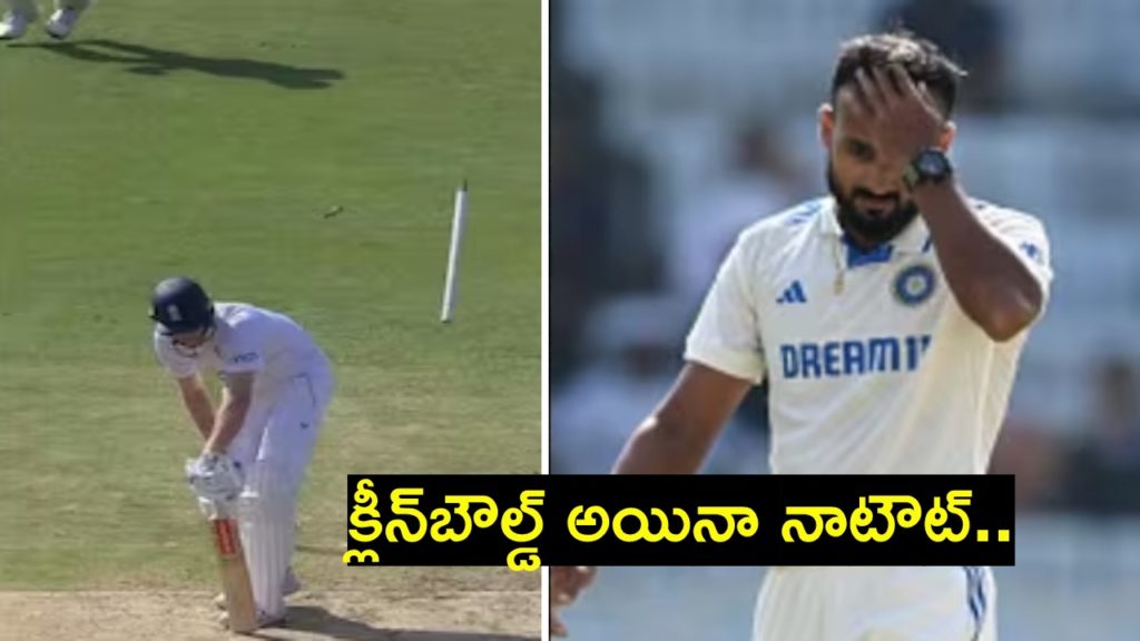 Akash Deep CLEAN Bowls Zak Crawley Of A NO-BALL During 4th Test At Ranchi