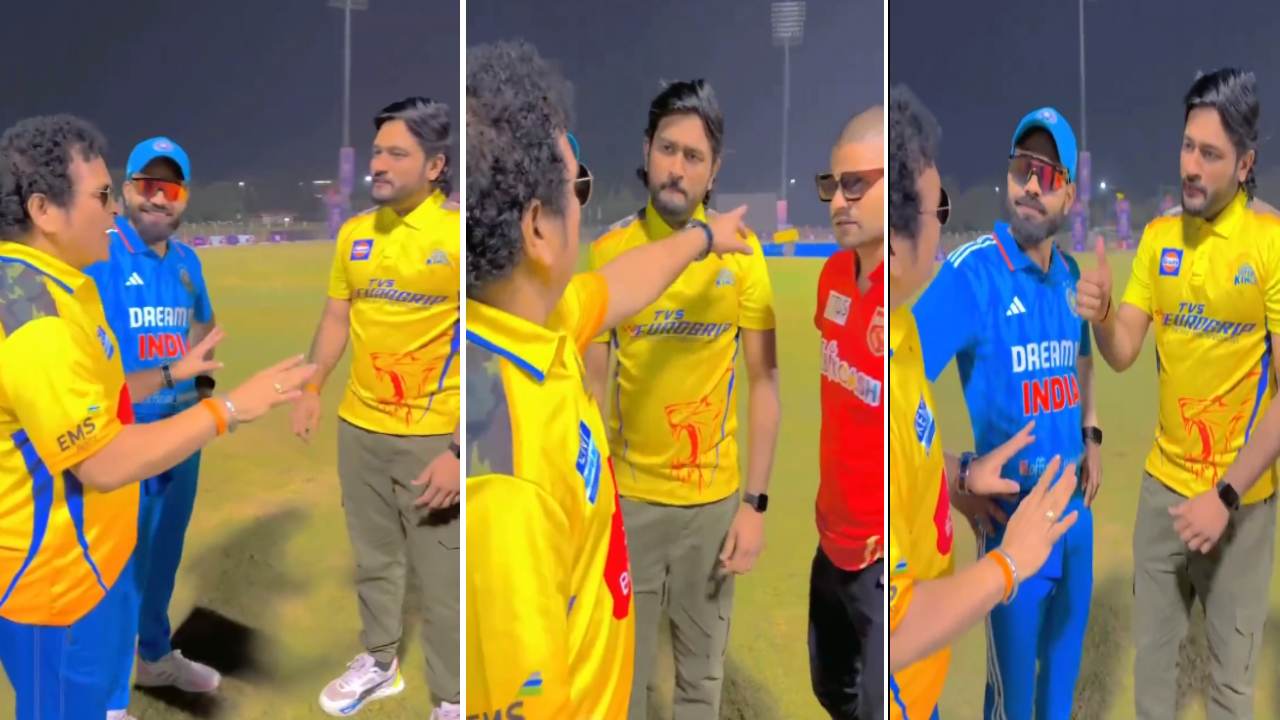 Viral Video : డూప్లికేట్ ప్రీమియర్ లీగ్.. ధోని, కోహ్లి, సచిన్ల మధ్య చర్చ.. వీడియో వైరల్ Viral Video : డూప్లికేట్ ప్రీమియర్ లీగ్.. ధోని, కోహ్లి, సచిన్ల మధ్య చర్చ.. వీడియో వైరల్