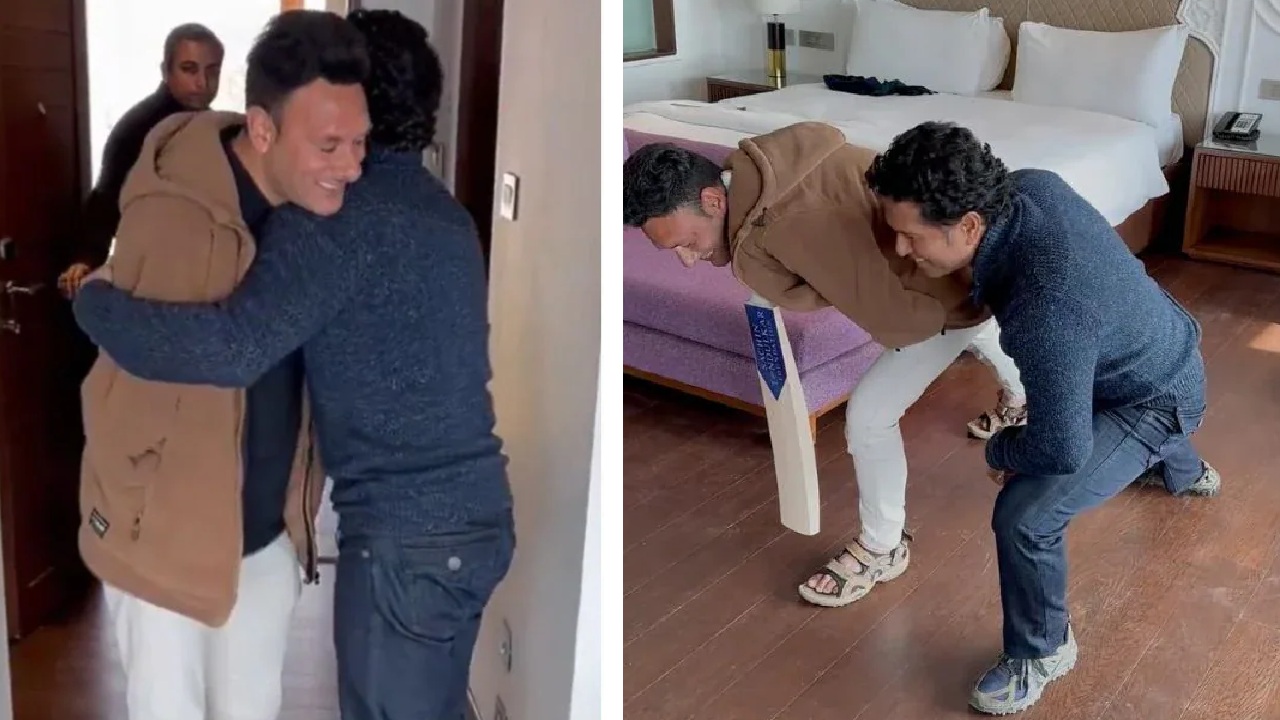 Sachin Tendulkar : చెప్పినట్లుగానే అమీర్ను కలిసిన సచిన్.. స్పెషల్ గిఫ్ట్ ఇచ్చాడు Sachin Tendulkar : చెప్పినట్లుగానే అమీర్ను కలిసిన సచిన్.. స్పెషల్ గిఫ్ట్ ఇచ్చాడు