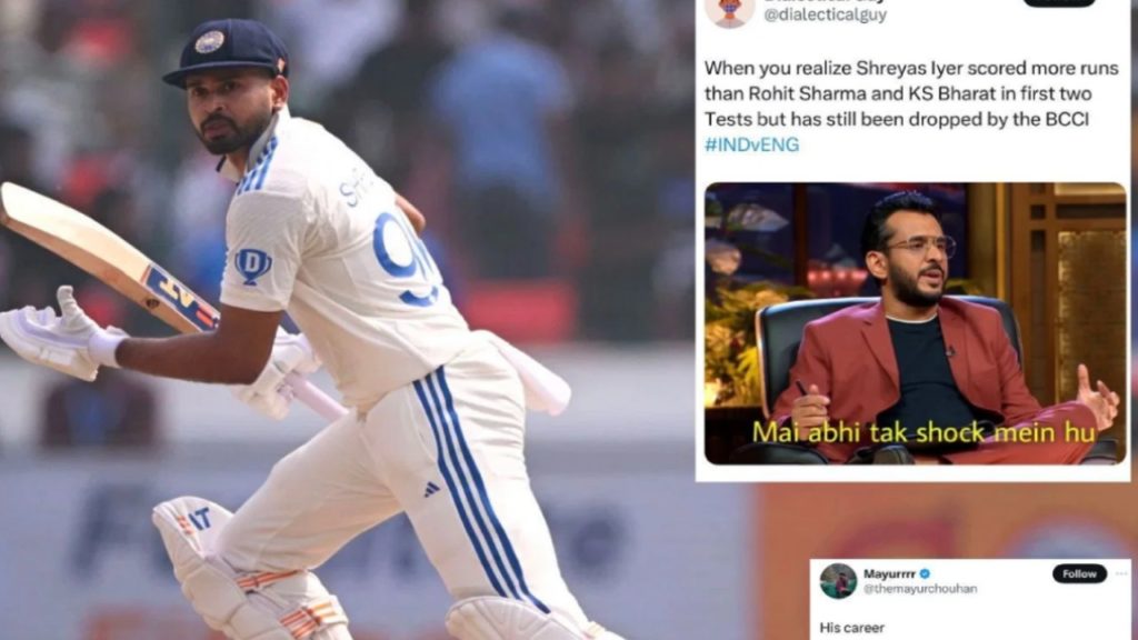 Fans react to Shreyas Iyers absence from India's squad for last 3 England Tests