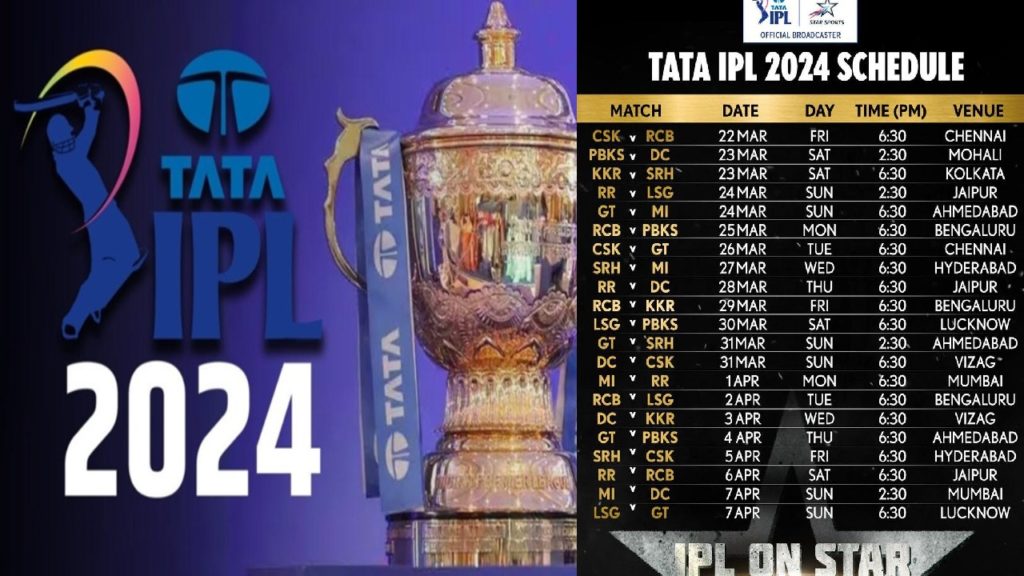 IPL 2024 Schedule