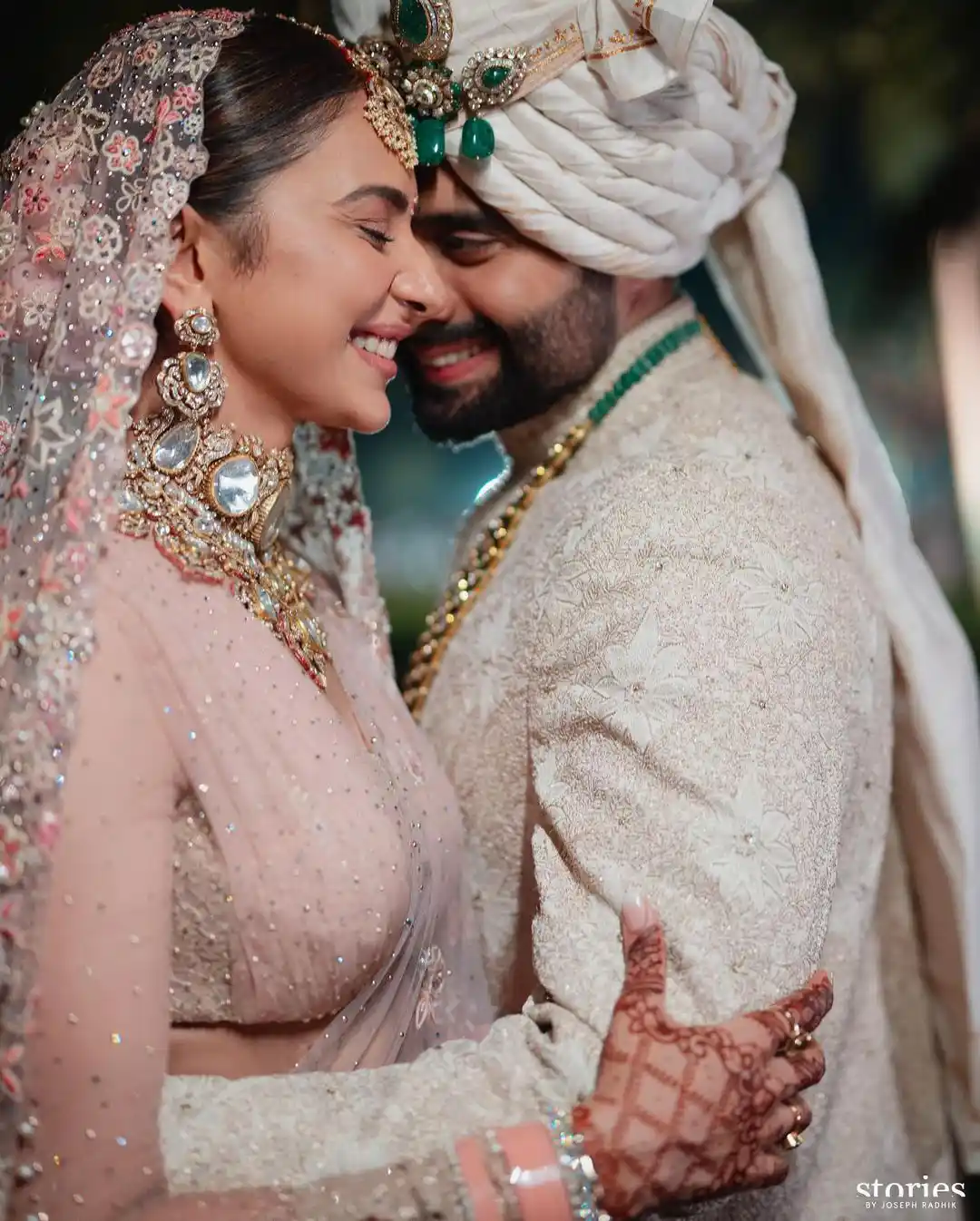 Rakul Preet Singh Jackky Bhagnani Wedding and Reception Photos