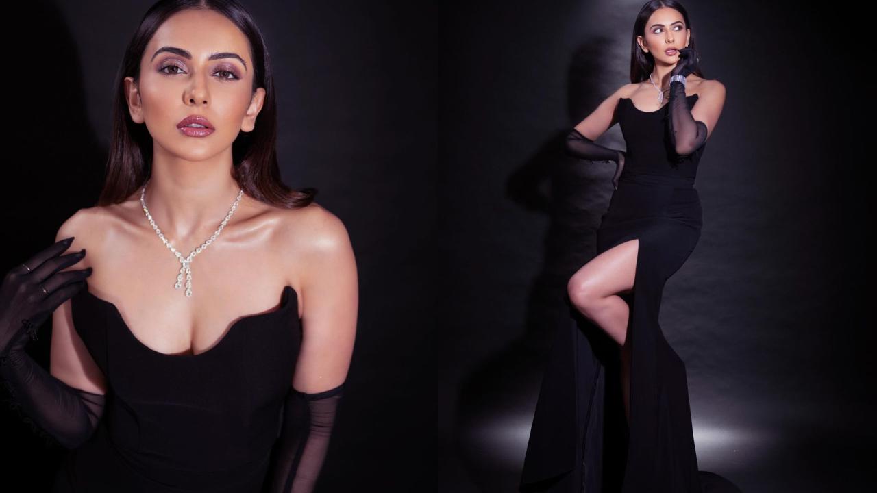 Rakul Preet Singh : బ్లాక్ డ్రెస్‌లో రకుల్ ప్రీత్ సింగ్ స్టైలిష్ లుక్స్..