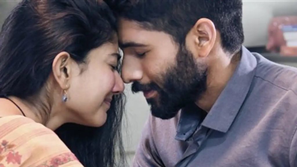 Sai Pallavi is really kissed Naga Chaitanya in love story movie